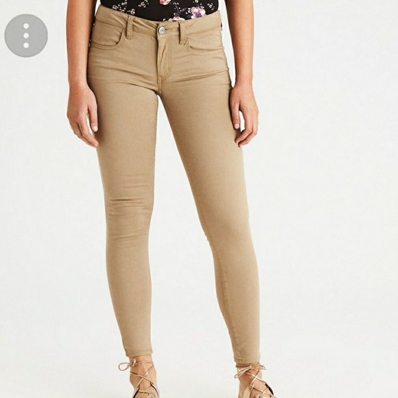 American Eagle Outfitters Denim - AE tan jeggings